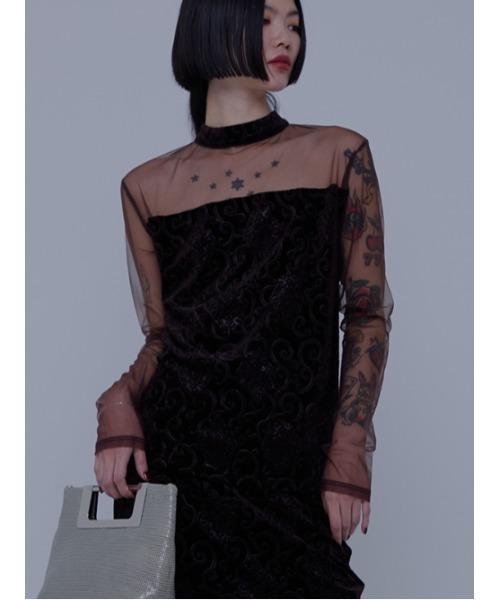 「AMAIL」 長袖カットソー FREE ブラウン レディース_画像6