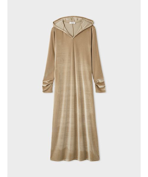 MIESROHE（ミースロエ） ワンピース ベロアリラクシングフーディ