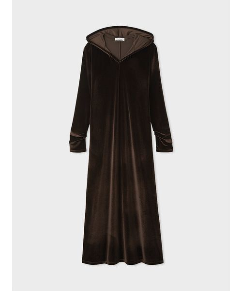 MIESROHE（ミースロエ） ワンピース ベロアリラクシングフーディ