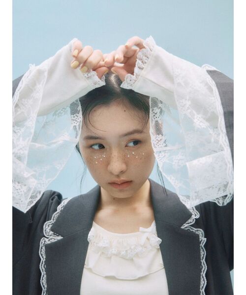 merry jenny（メリージェニー） ジャケット テーラードジャケット lace