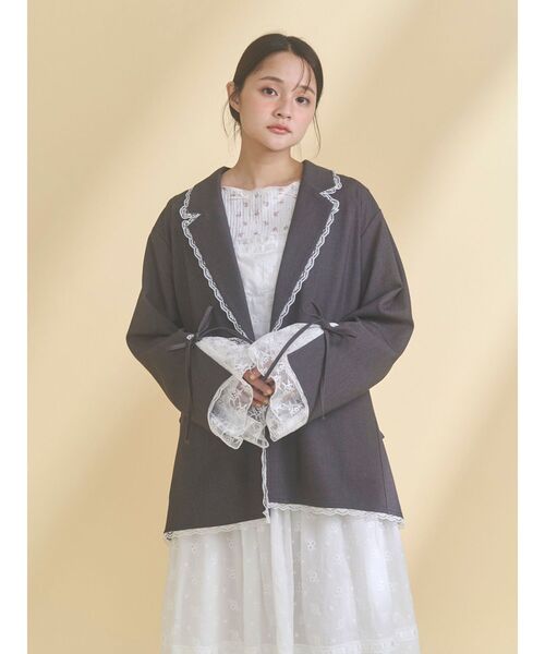 merry jenny（メリージェニー） ジャケット テーラードジャケット lace