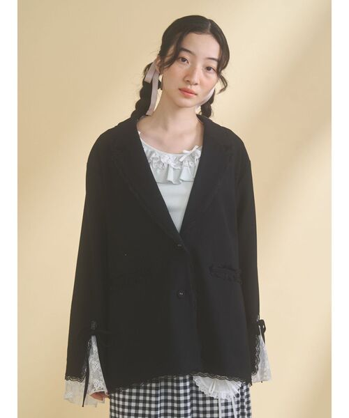 merry jenny（メリージェニー） ジャケット テーラードジャケット lace
