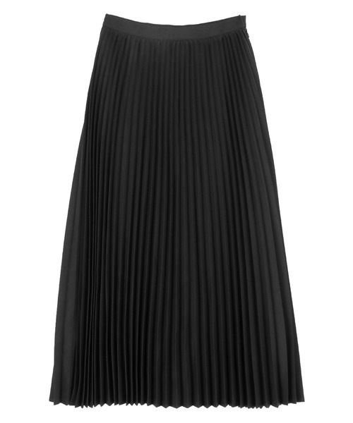 「ur's」 プリーツスカート M 杢グレー レディース_画像2