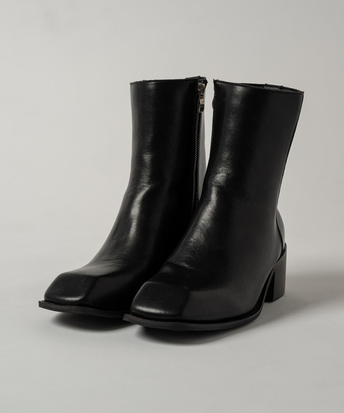 「soerte」 ブーツ 41 ブラック メンズ_画像4