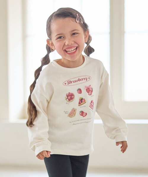 ANY（エニィ） tシャツ 「Strawberry Collection」アートプリント 長袖