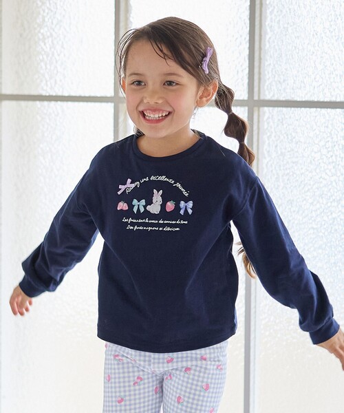 ANY（エニィ） tシャツ 「Strawberry Collection」アートプリント 長袖