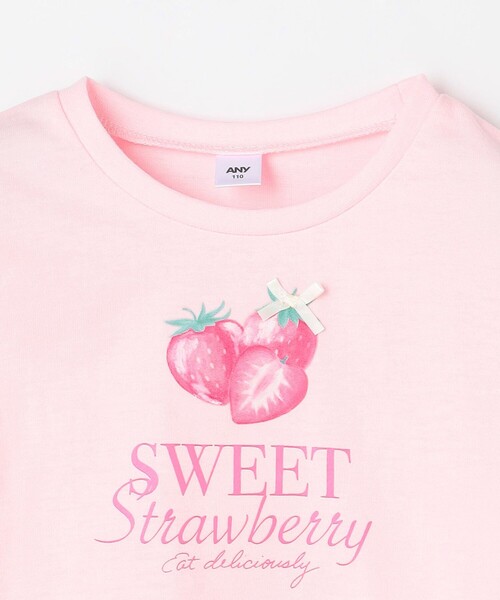 ANY（エニィ） tシャツ 「Strawberry Collection」アートプリント 長袖