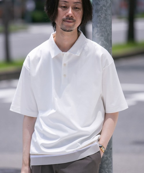 「URBAN RESEARCH ROSSO MEN」 半袖シャツ X-LARGE ホワイト メンズ_画像5