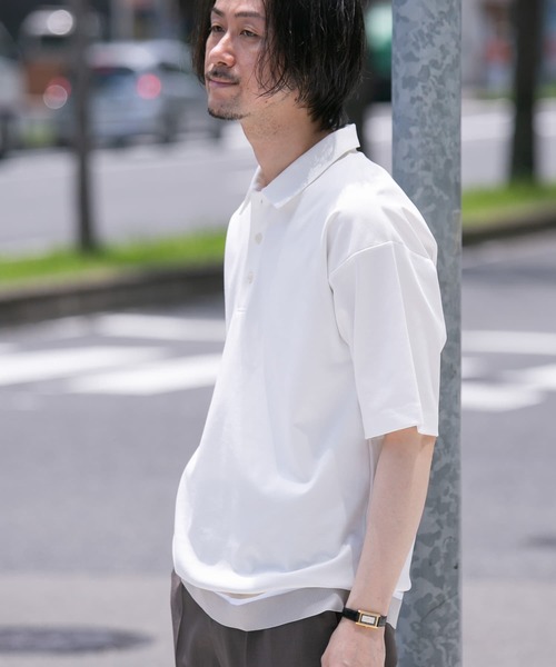 「URBAN RESEARCH ROSSO MEN」 半袖シャツ X-LARGE ホワイト メンズ_画像6