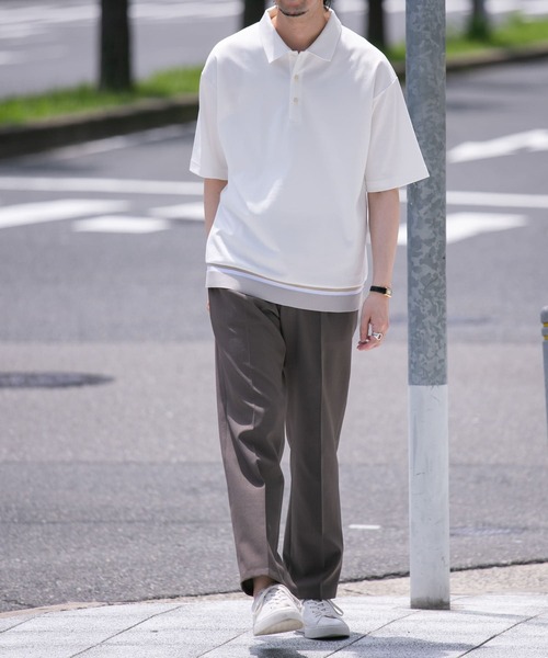 「URBAN RESEARCH ROSSO MEN」 半袖シャツ X-LARGE ホワイト メンズ_画像7