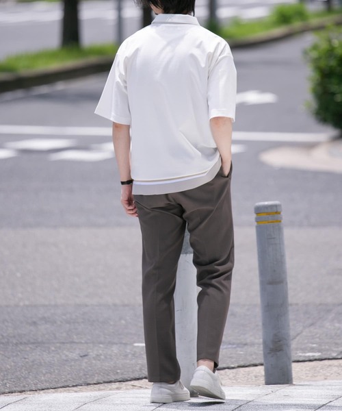 「URBAN RESEARCH ROSSO MEN」 半袖シャツ X-LARGE ホワイト メンズ_画像9