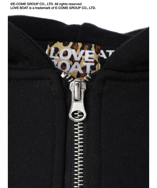 「LOVE BOAT」 ジップアップパーカー FREE アイボリー レディース_画像7