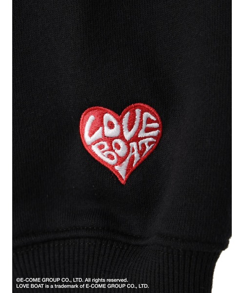 「LOVE BOAT」 ジップアップパーカー FREE アイボリー レディース_画像9