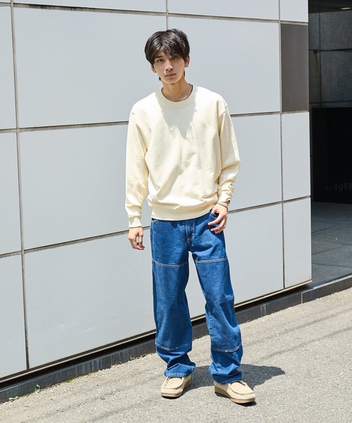 「United Athle」 スウェットカットソー M ミックスグレー メンズ_画像2