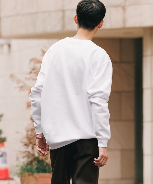 「United Athle」 スウェットカットソー M ミックスグレー メンズ_画像7