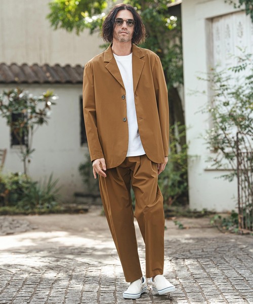 CAMBIO（カンビオ） ワイドパンツ パンツ mp14474- 2-layer Nylon Easy