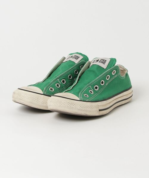 CONVERSE（コンバース） スリッポン 24.5cm グリーン レディース