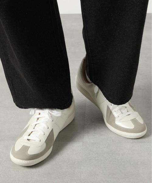 「GERMAN TRAINER」 ローカットスニーカー 25 ブラック メンズ_画像2