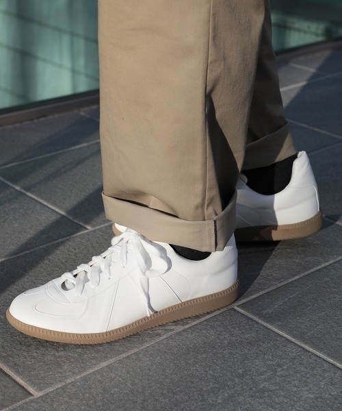 「GERMAN TRAINER」 ローカットスニーカー 25 ブラック メンズ_画像5