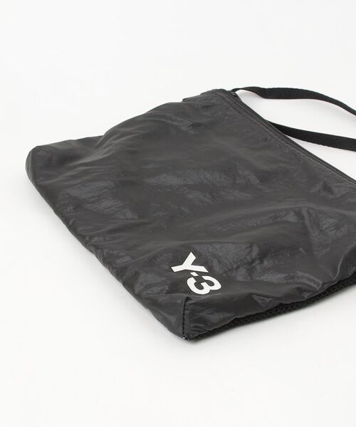 Y-3 「Y-3」 ワンポイントショルダーバッグ - ブラック メンズ