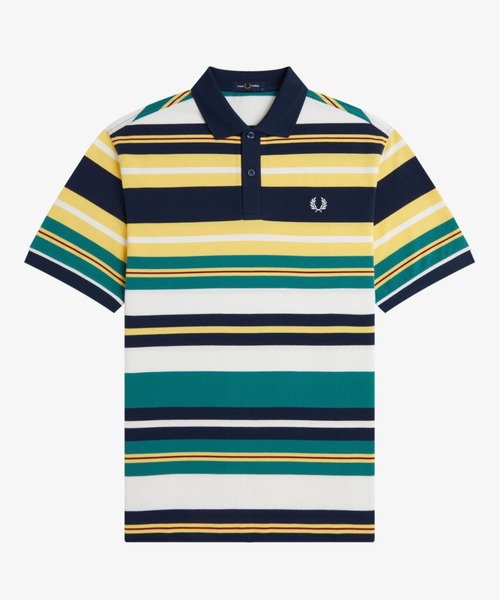 FRED PERRY（フレッドペリー） ポロシャツ Striped Relaxed Polo Shirt
