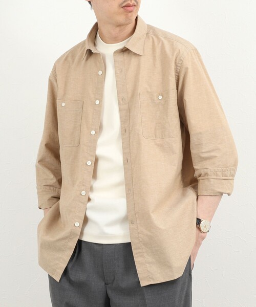 NOLLEY'S（ノーリーズ） シャツ ダブルポケットオーバーシャツ 26SS