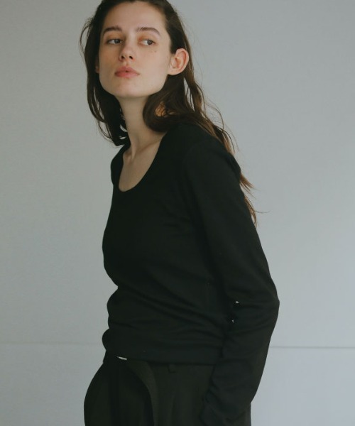 「ETRE TOKYO」 長袖カットソー S ブラック レディース_画像5