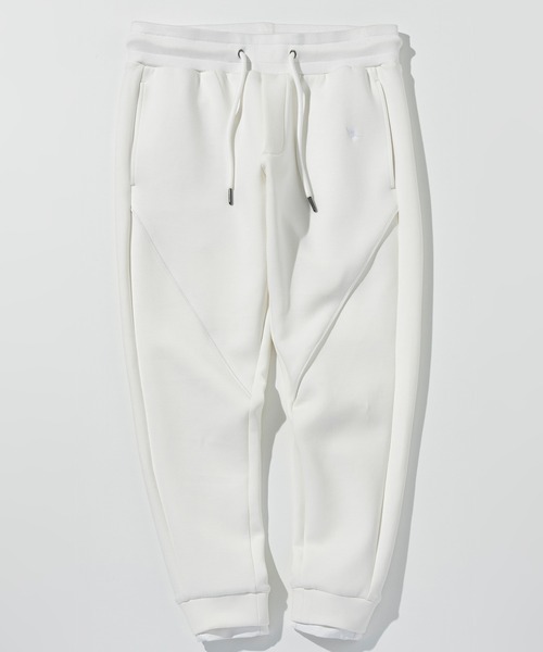 ★美品/定価7.2万★ 1PIU1UGUALE3 パテッドパンツ 4 ホワイト 1PIU1UGUALE3 RELAX パンツ 1PIU1UGUALE3 RELAX(ウノピゥウノウグァー
