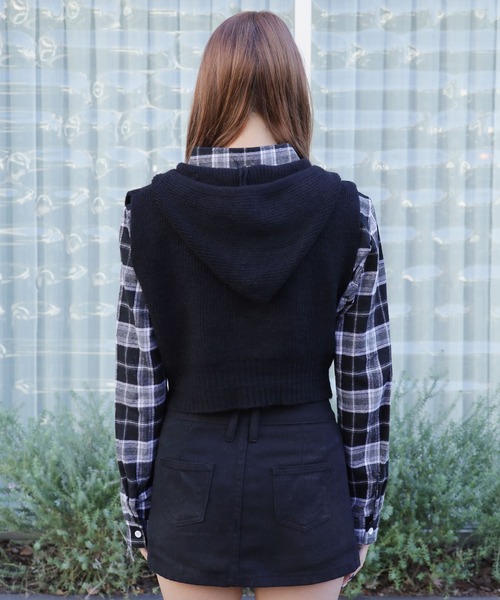 「ROOPTOKYO」 ニットベスト FREE グレー レディース_画像9