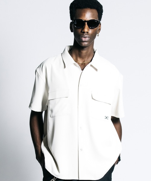 CRIMIE（クライミー） シャツ TAILORED MUSTANG EMBROIDERY S/S SHIRT