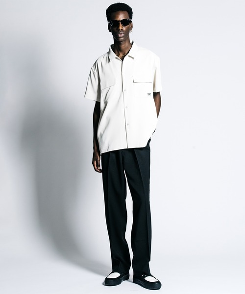 CRIMIE（クライミー） シャツ TAILORED MUSTANG EMBROIDERY S/S SHIRT