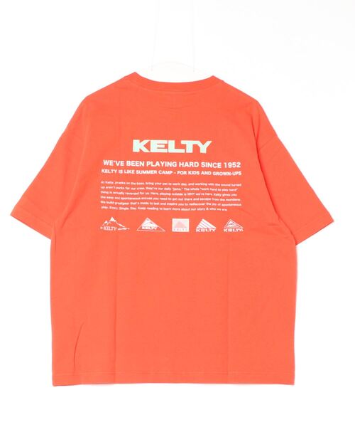 「KELTY」 半袖Tシャツ M ネイビー メンズ_画像3