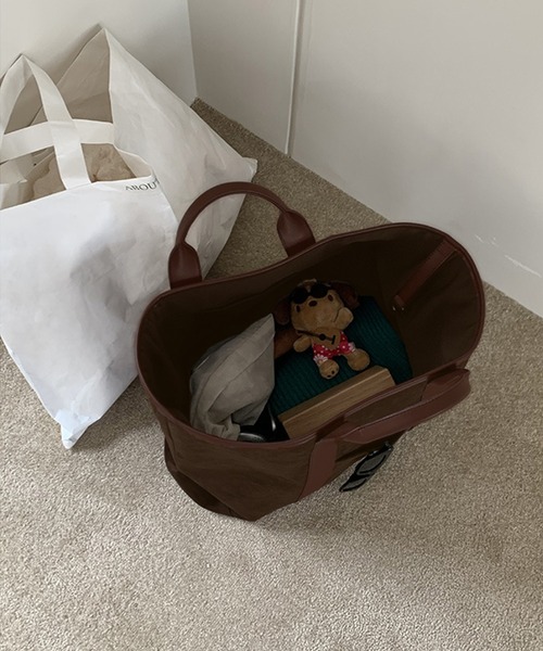 「IRADOWL」 ハンドバッグ FREE ブラウン レディース_画像9