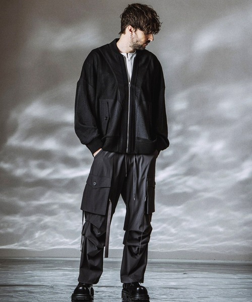 NO ID.（ノーアイディー） ma1 ma-1 「NO ID.」Changing Sheer Knit MA