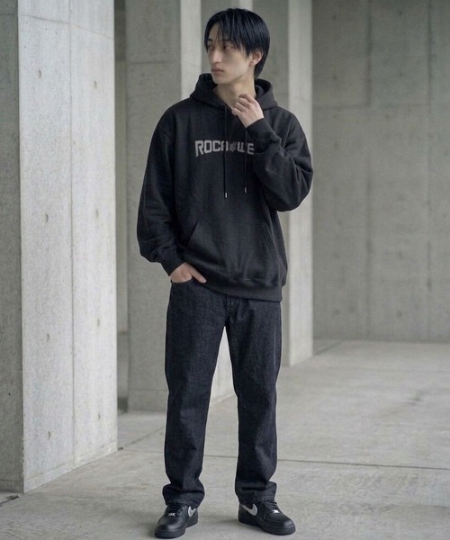 ROCAWEAR（ロカウェア） パーカー ENBROIDERY P/O HOODIE(CN) メンズ