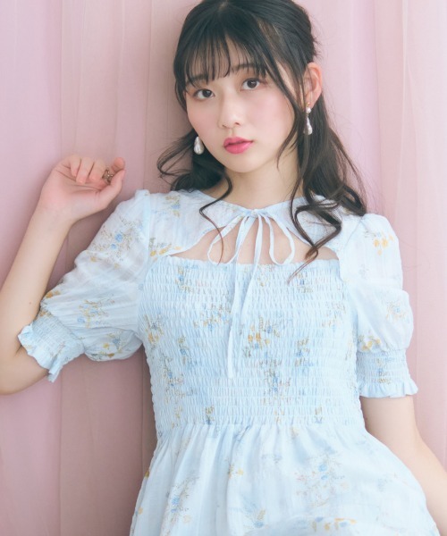 marun（マルン） ワンピース 「大きいサイズ」ボレロ風フラワー