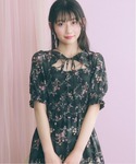 ワンピース 「大きいサイズ」ボレロ風フラワープ...の詳細画像5
