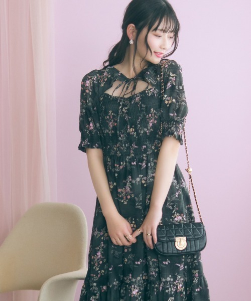 marun（マルン） ワンピース 「大きいサイズ」ボレロ風フラワー