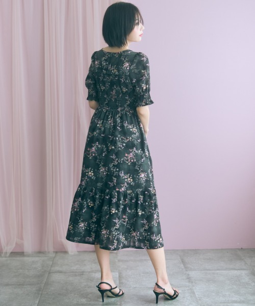 marun（マルン） ワンピース 「大きいサイズ」ボレロ風フラワー