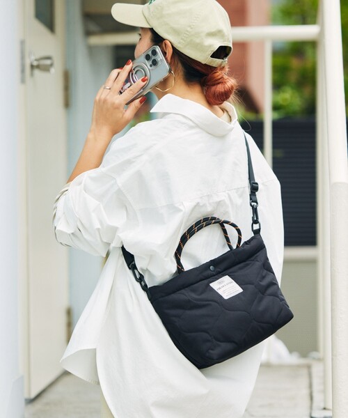 「KiU」 2WAYバッグ「FREAK’S STOREコラボ」 ONE SIZE ダークグレー レディース_画像2
