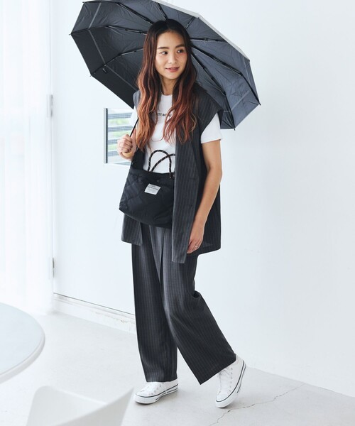 「KiU」 2WAYバッグ「FREAK’S STOREコラボ」 ONE SIZE ダークグレー レディース_画像4