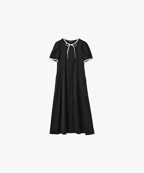 To b. by agnes ワンピース WEBスペシャル ポリエステル バイカラー To b. by agnes ワンピース WEBスペシャル ポリエステル バイカラー