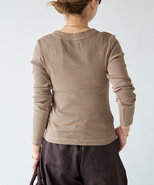 美品 CITIZENS of HUMANITY ヘンリーネックカットソー 長袖 Citizens of humanity（シチズンズオブヒューマニティ） tシャツ