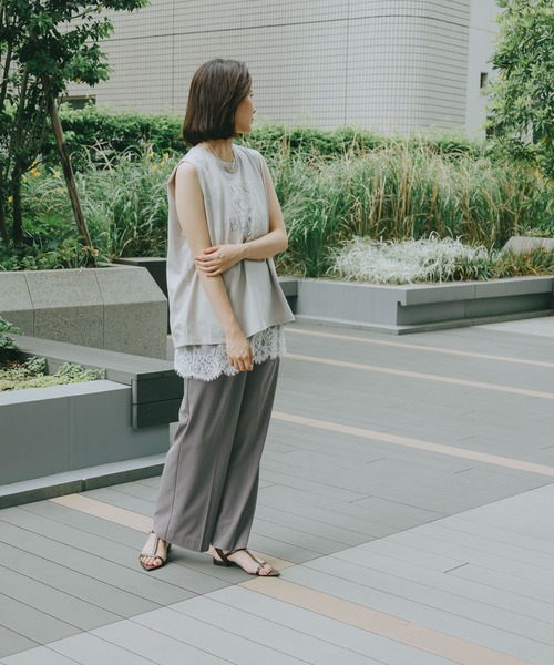 GLOBAL WORK（グローバルワーク） ワイドパンツ パンツ ウツクシDRY