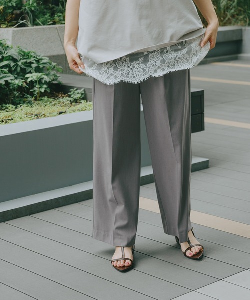 GLOBAL WORK（グローバルワーク） ワイドパンツ パンツ ウツクシDRY
