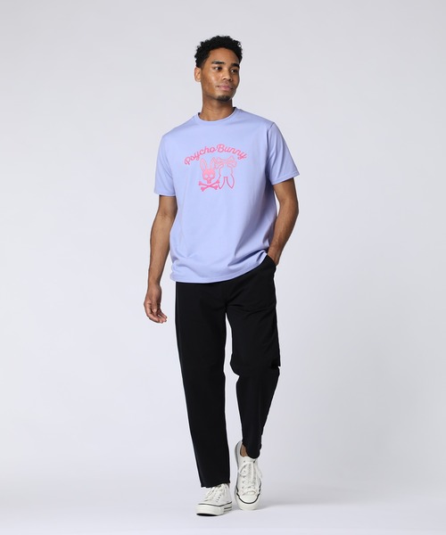 Psycho Bunny（サイコバニー） tシャツ ネオンアートワーク クール