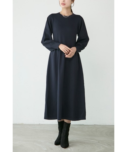 「M.deux」 ニットワンピース MEDIUM グレー レディース_画像5