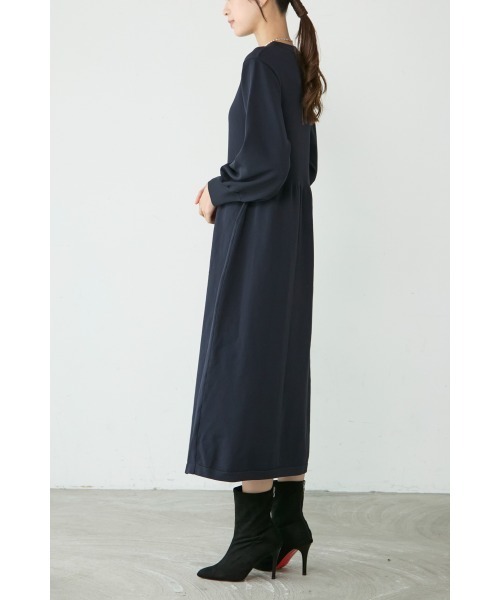 「M.deux」 ニットワンピース MEDIUM グレー レディース_画像6