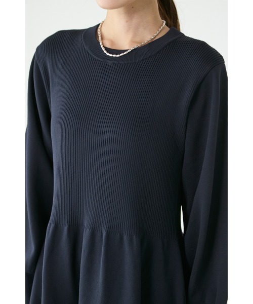 「M.deux」 ニットワンピース MEDIUM グレー レディース_画像8