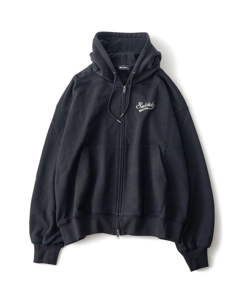 Subciety（サブサエティ） ジップアップパーカー X-LARGE ブラック
